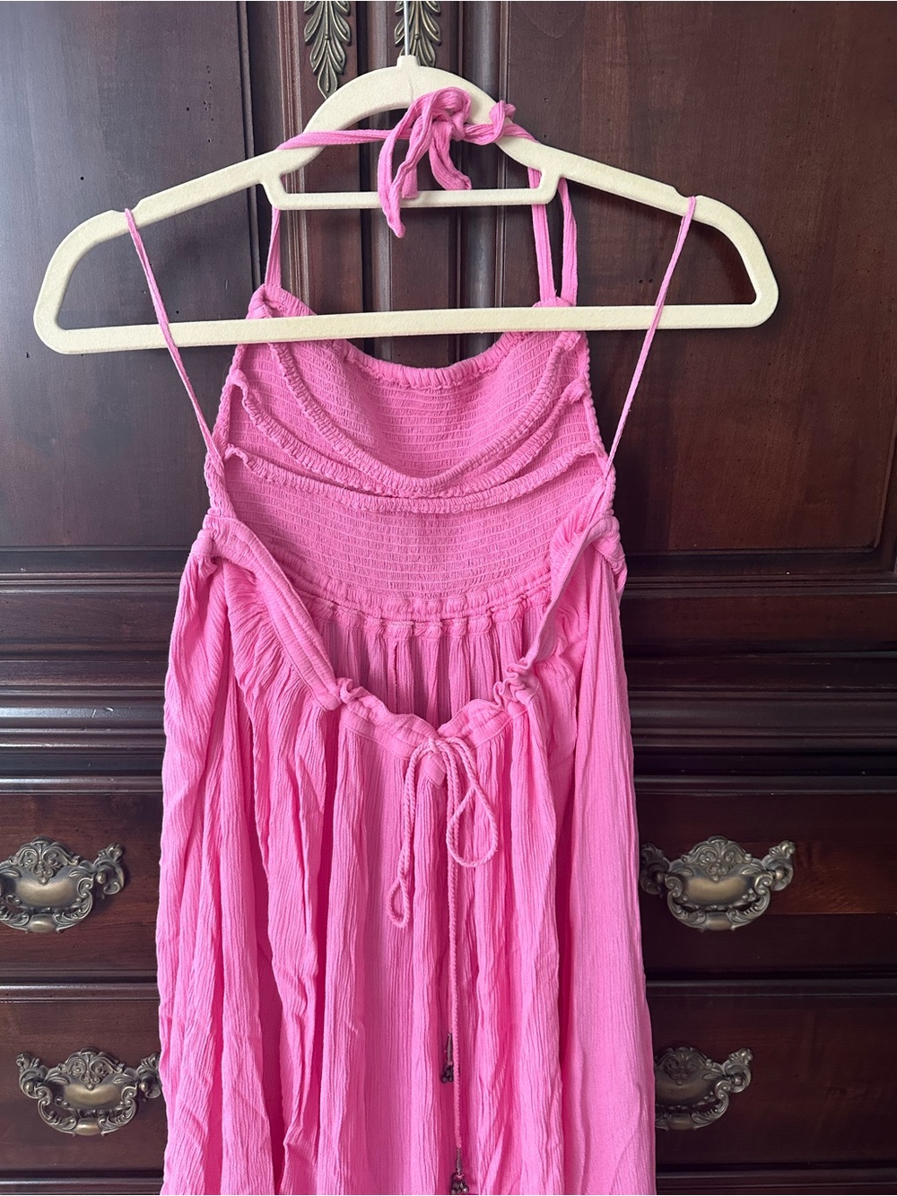 Free People ExtraTropical Maxi Dress, Candy Coated Pink, XS - Picture 3 of 5